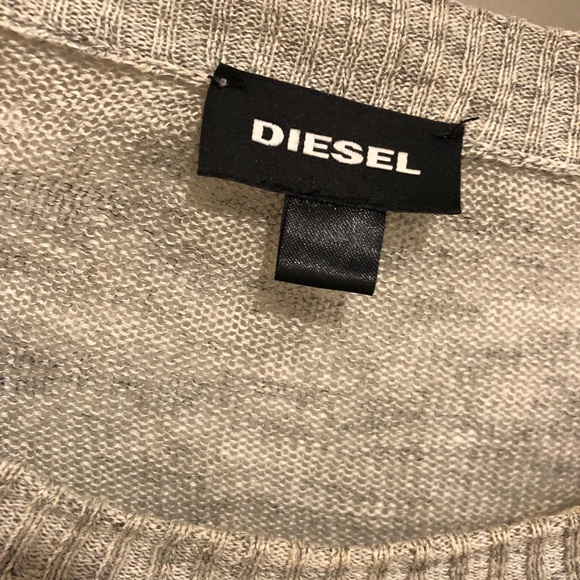 Men’s Diesel Linen Sweater - Picture 3 of 4